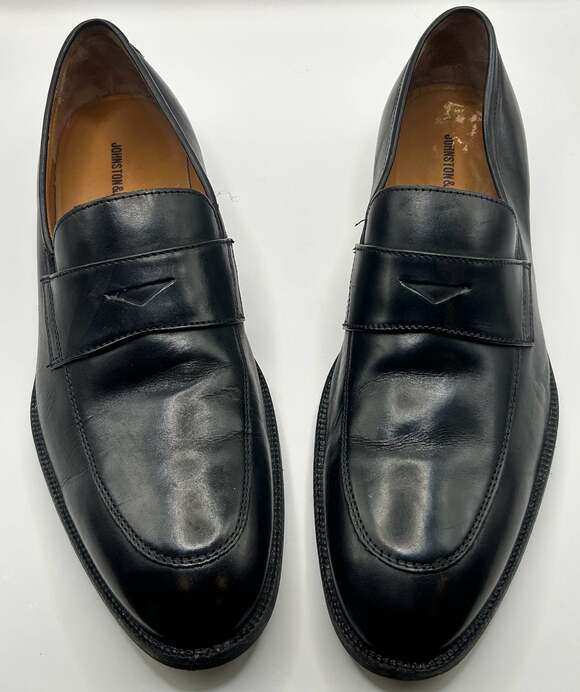 Johnston & Murphy Other - Johnston & Murphy Alcott Penny Loafer Black Leather Men's Size 12M